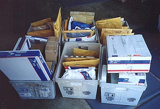 Bras received in the mail