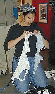 Eva G. building chains of bras