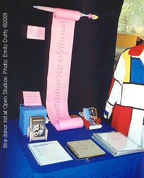 BraBall donor scroll