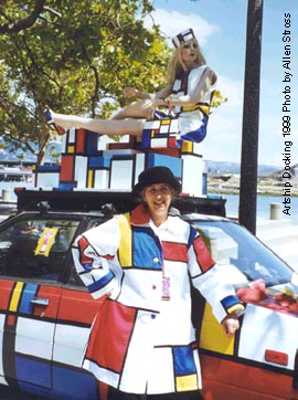 Emily and Sylvia at ArtShip docking