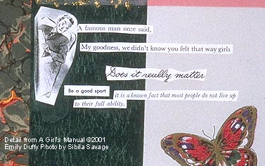 A Girl's Manual (detail 2)